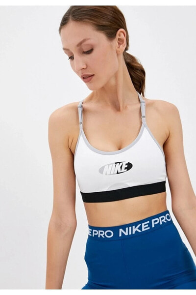Спортивный бра Nike Dri-fit Indy Color-block Logo для женщин