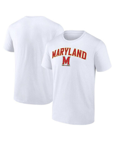 Men's White Maryland Terrapins Campus T-shirt