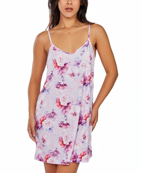Women's 1Pc. Very Soft Brushed Nightgown Printed in all over Floral