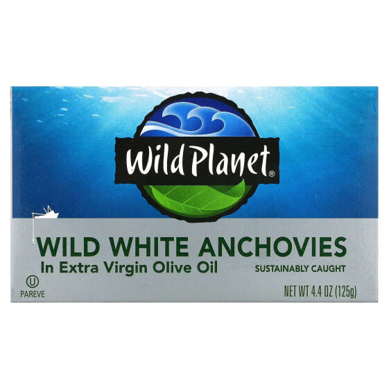 Консервы рыбные Wild Planet анчоусы в оливковом масле, 125 г