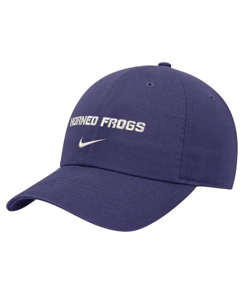 Men's Purple TCU Horned Frogs 2024 Sideline Club Adjustable Hat