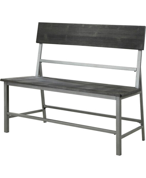 Belca Silver Dining Bench