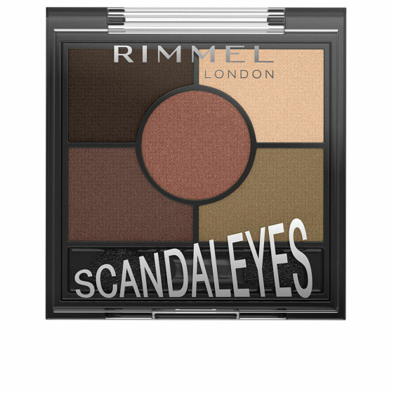 Палитра теней для глаз Rimmel London Scandaleyes Nº 002 Brixton brown 3,8 g