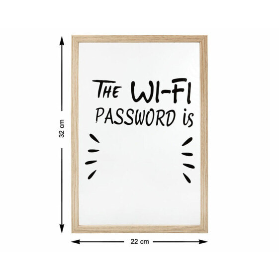 Белая доска с паролем WIFI BB Home "The WIFI Password"