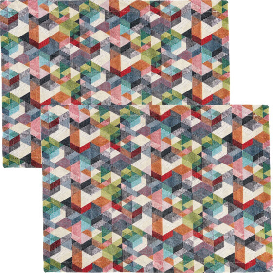 Tischset im 2er-Pack Cubes 464022