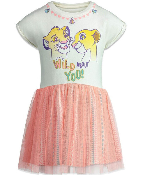 Girls Lion King Simba Nala Baby Fashion Dress to