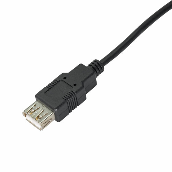 Akyga AK-USB-19, 3 m, USB A, USB A, USB 2.0, Black