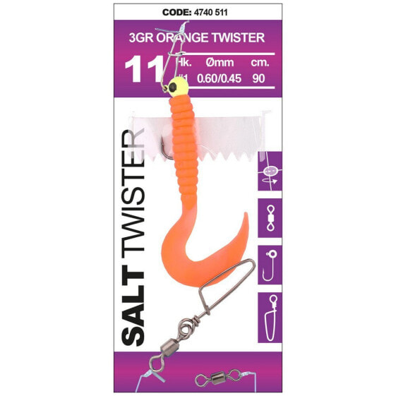 SPRO Salt Twister 3g Soft Lure