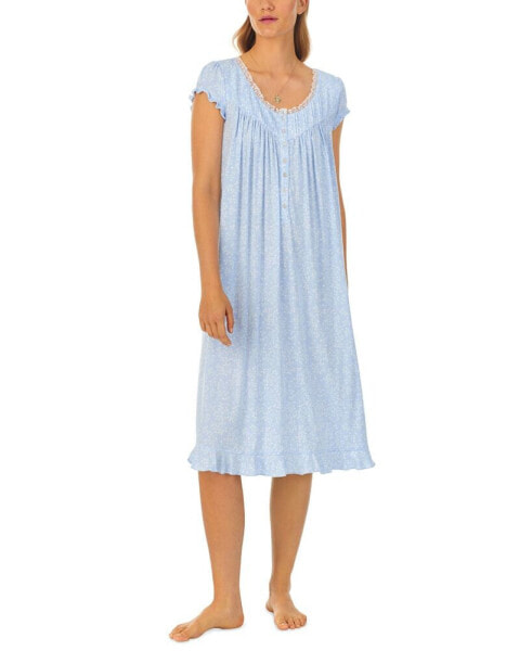 Пижама Eileen West женская с коротким рукавом и круглым вырезом