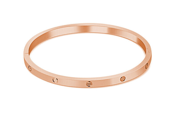 Stylish bronze solid bracelet SSSB0053XI8RO00