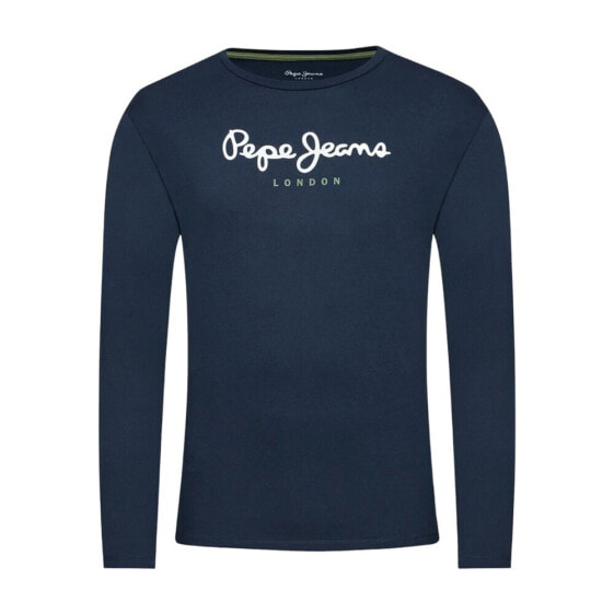 Синий мужской лонгслив Pepe Jeans PM508209595