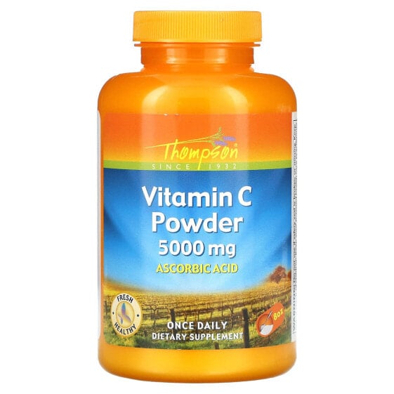 Витамин C порошок 5,000 мг 8 унций от Thompson