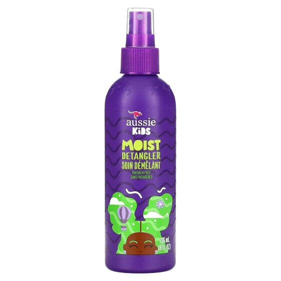 Kids, Moist Detangler, Sunny Tropical Fruit, 8 fl oz (236 ml)