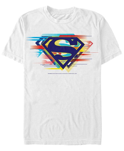 DC Men's Superman Multi Logo Short Sleeve T-Shirt