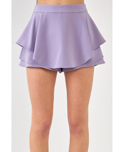 Women's Ruffled Skort