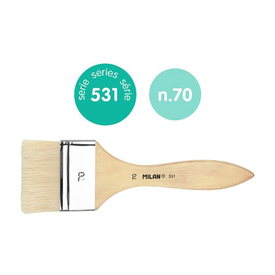 MILAN Spalter ChungkinGr Bristle Brush For VarnishinGr And Oil PaintinGr Series 531 70 mm