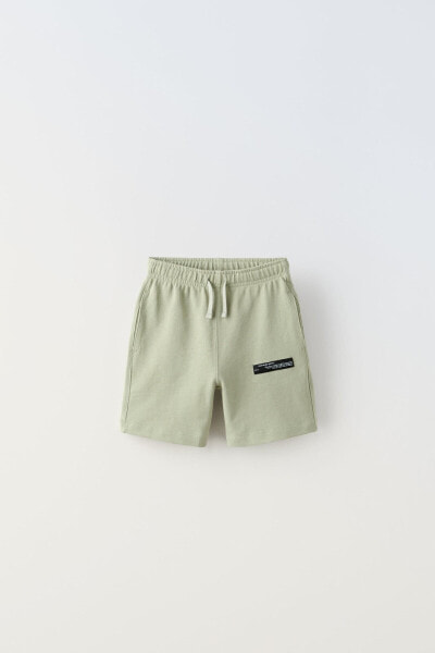 Label basic bermuda shorts