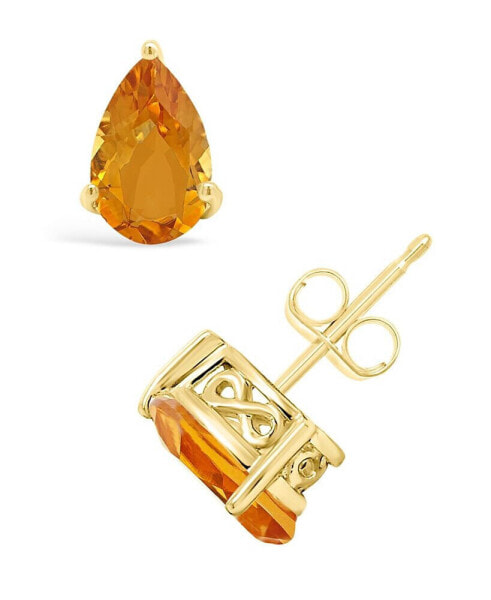 Citrine (1-3/4 ct. t.w.) Stud Earrings in 14K Yellow Gold