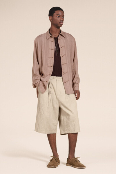 Pleated bermuda shorts - limited edition