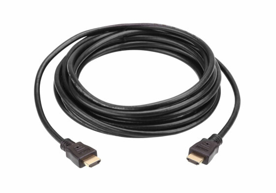 ATEN High Speed HDMI Cable with Ethernet 4K (4096 x 2160 @30Hz); 10 m HDMI Cable with Ethernet - 10 m - HDMI Type A (Standard) - HDMI Type A (Standard) - 4096 x 2160 pixels - 3D - Black