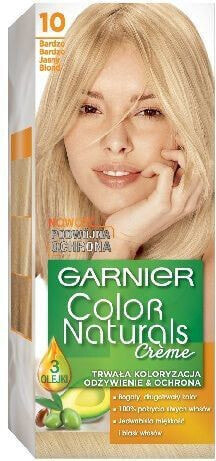 Краска для волос Garnier Color Naturals Кремовая, оттенок 10 Бархатисто-светлый блонд