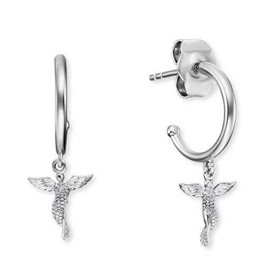 Silver earrings Angel ERE-LILANGEL-CR