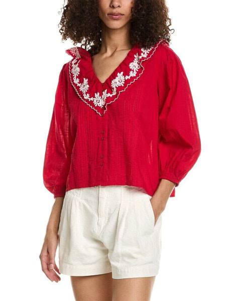 The Great The Hankie Top Women's Red 0