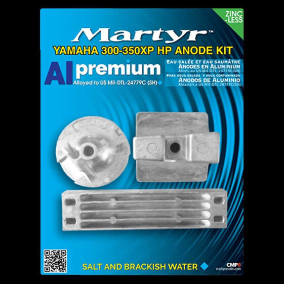 MARTYR ANODES Yamaha 300-350XP HP Aluminium Anode Kit