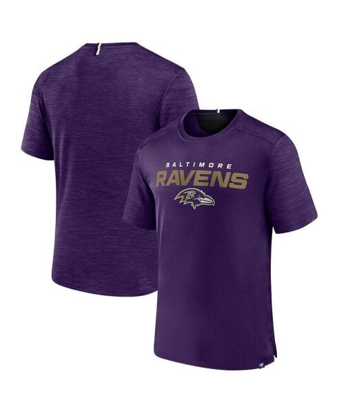 Men's Purple Baltimore Ravens Defender Evo T-shirt