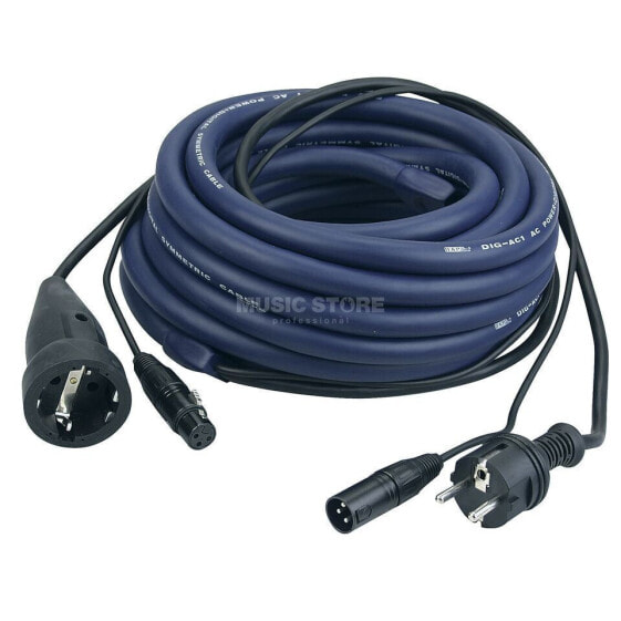 DAP FP05 polewer-/SignalCable 10m Schuko-Schuko / XLR-XLR, LICHT