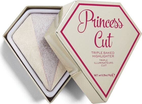 Makeup Revolution potrójny rozświetlacz Princess Cut 10g