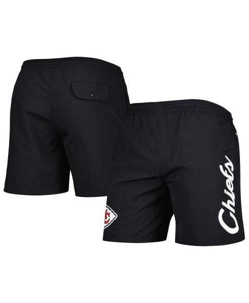 Men's Black Kansas City Chiefs Team Essentials Nylon Shorts