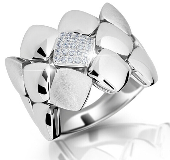 Design a ring of silver M13045