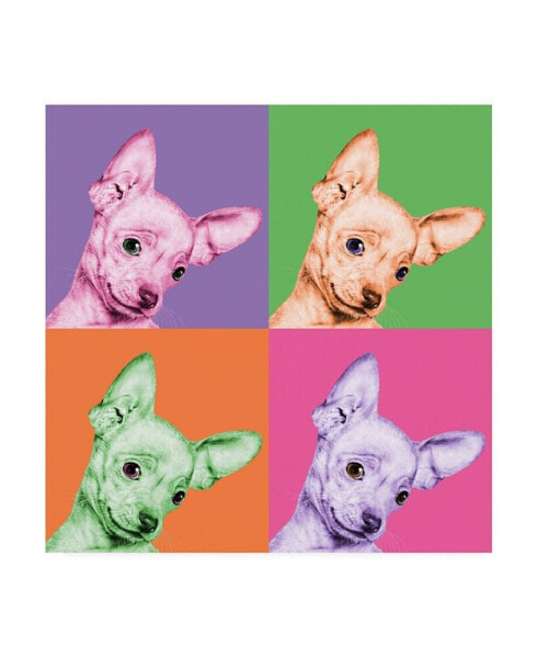 Jon Bertell Sweet Chihuahua Pop Canvas Art - 15.5" x 21"