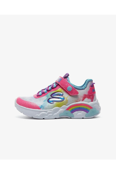 Кроссовки Skechers Rainbow Racer Girls Pink Lights