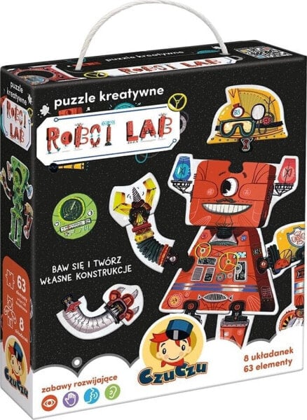 Czuczu Puzzle kreatywne 63 elementy - Robot Lab