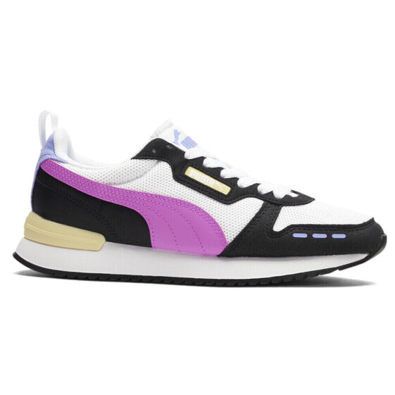 Puma R78 Lace Up Womens Black, Purple, White Sneakers Casual Shoes 37447562