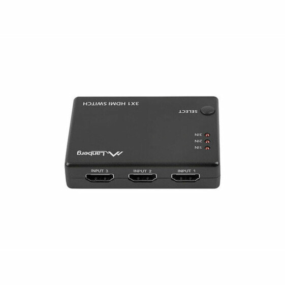 Переключатели HDMI Lanberg Чёрный 0,8 m