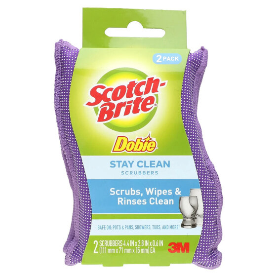 Dobie, Stay Clean Scrubbers, 2 Scrubbers