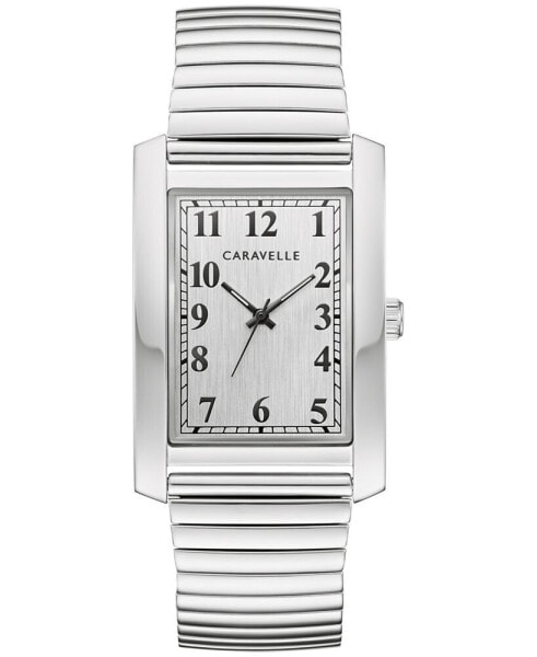 Часы и аксессуары Caravelle мужские Наручные часы Dress Stainless Steel Expansion Bracelet 30 мм
