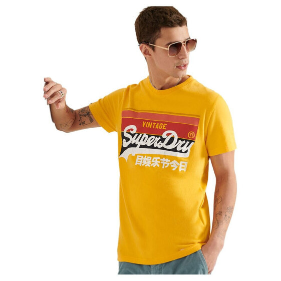 SUPERDRY Vintage Logo Cali Stripe short sleeve T-shirt