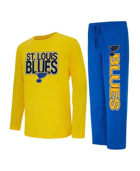 Синяя пижама для мужчин Concepts Sport St. Louis Blues