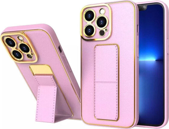 New Kickstand Case etui do Samsung Galaxy A12 5G z podstawką różowy