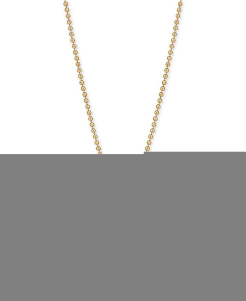 Andi Initial Pendant Necklace in 14k Gold-Plate Over Sterling Silver, 18"