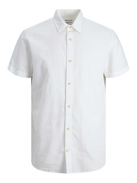 Pánská košile JJESUMMER Slim Fit 12220136 White