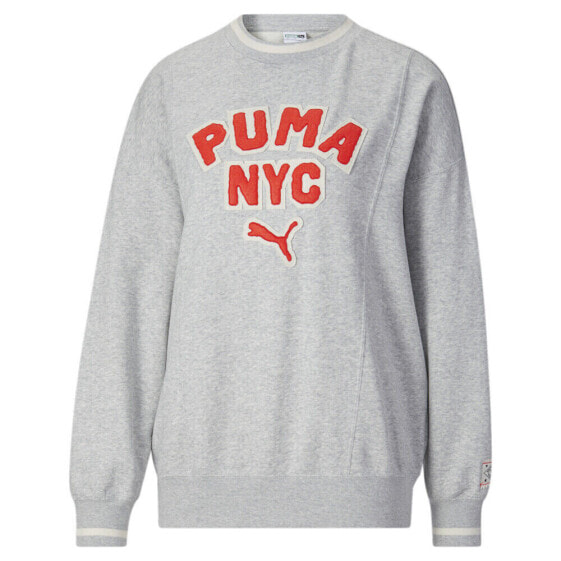 Puma Play Nyc Crew Neck Sweatshirt Womens Size L 67650804