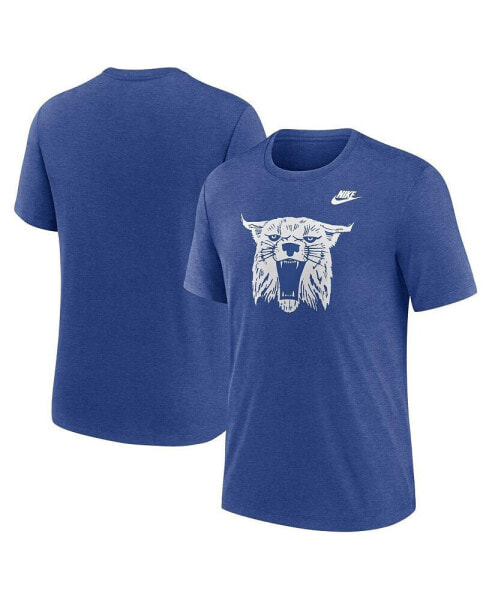 Men's Heather Royal Kentucky Wildcats Blitz Evergreen Legacy Primary Tri-Blend T-Shirt