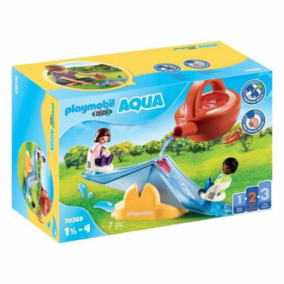 Игровой набор Playmobil 70269 Water Rocker with Sprinkler Playset 1,2,3 (Водяной качель с разбрызгивателем).