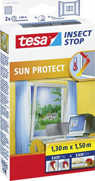 Сетка антимоскитная на окно Tesa Comfort солнцезащитная 1,30x1,50 м