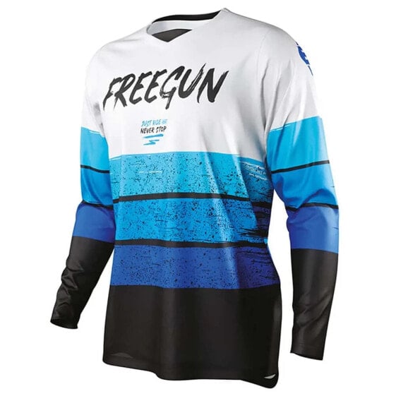 FREEGUN BY SHOT Stripe long sleeve T-shirt